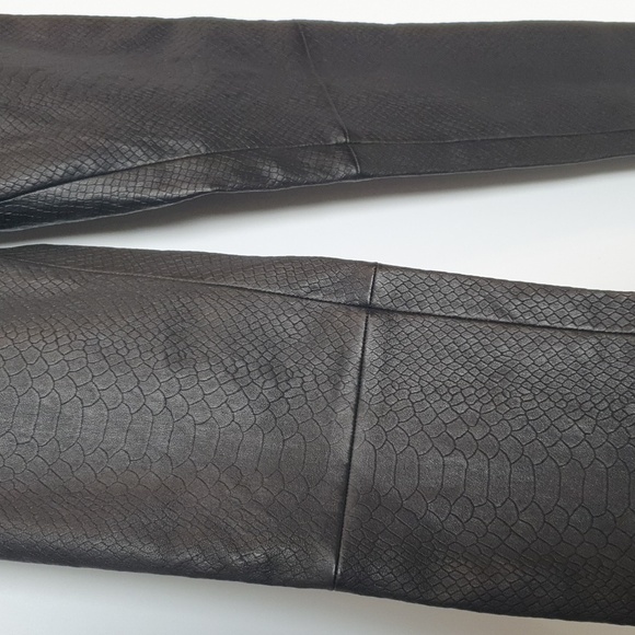 Ralph Lauren Purple Label Lamb Leather Side-zip Pants - Picture 10 of 12